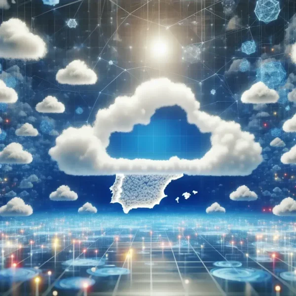 "Imagen del anuncio del plan nacional de datos abiertos del Gobierno español, destacando su enfoque en la inteligencia artificial (IA) y la innovación tecnológica para mejorar la transparencia y la accesibilidad de la información pública."